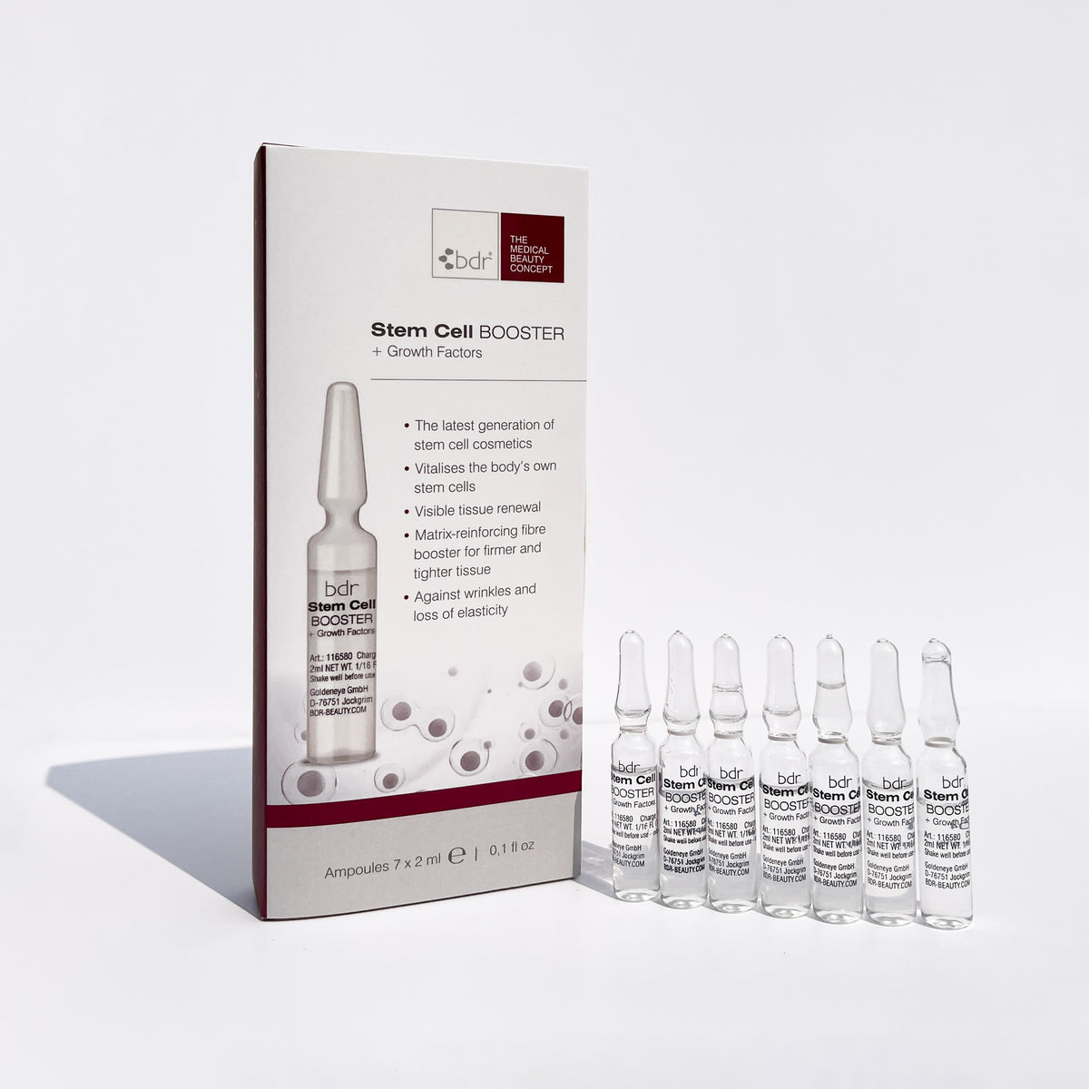 bdr® Dermaceutical Concentrate Stem Cell BOOSTER + Growth Factors 7*2ml
