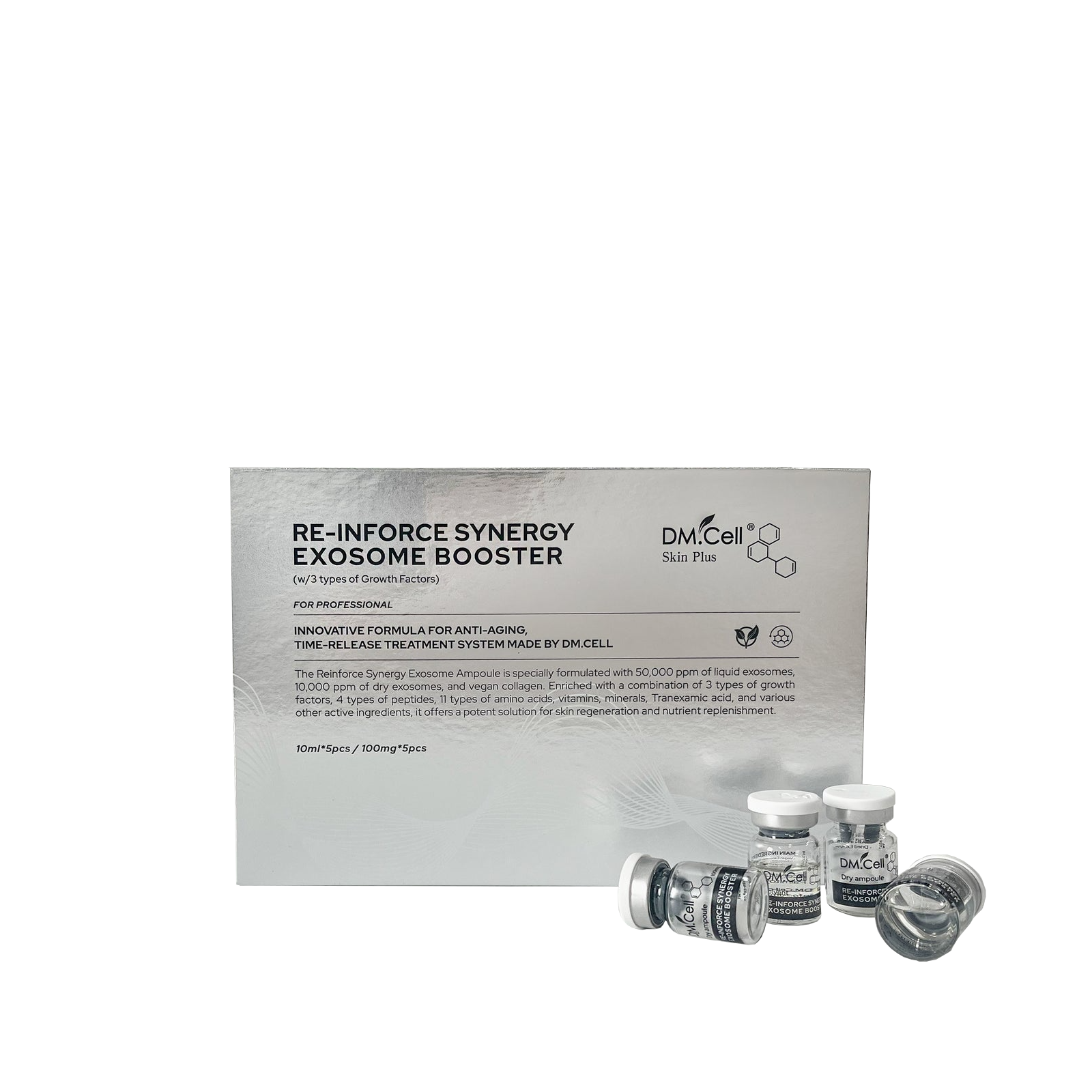 Dm.Cell Re-Inforce Synergy Exosome Booster Ampul box.
