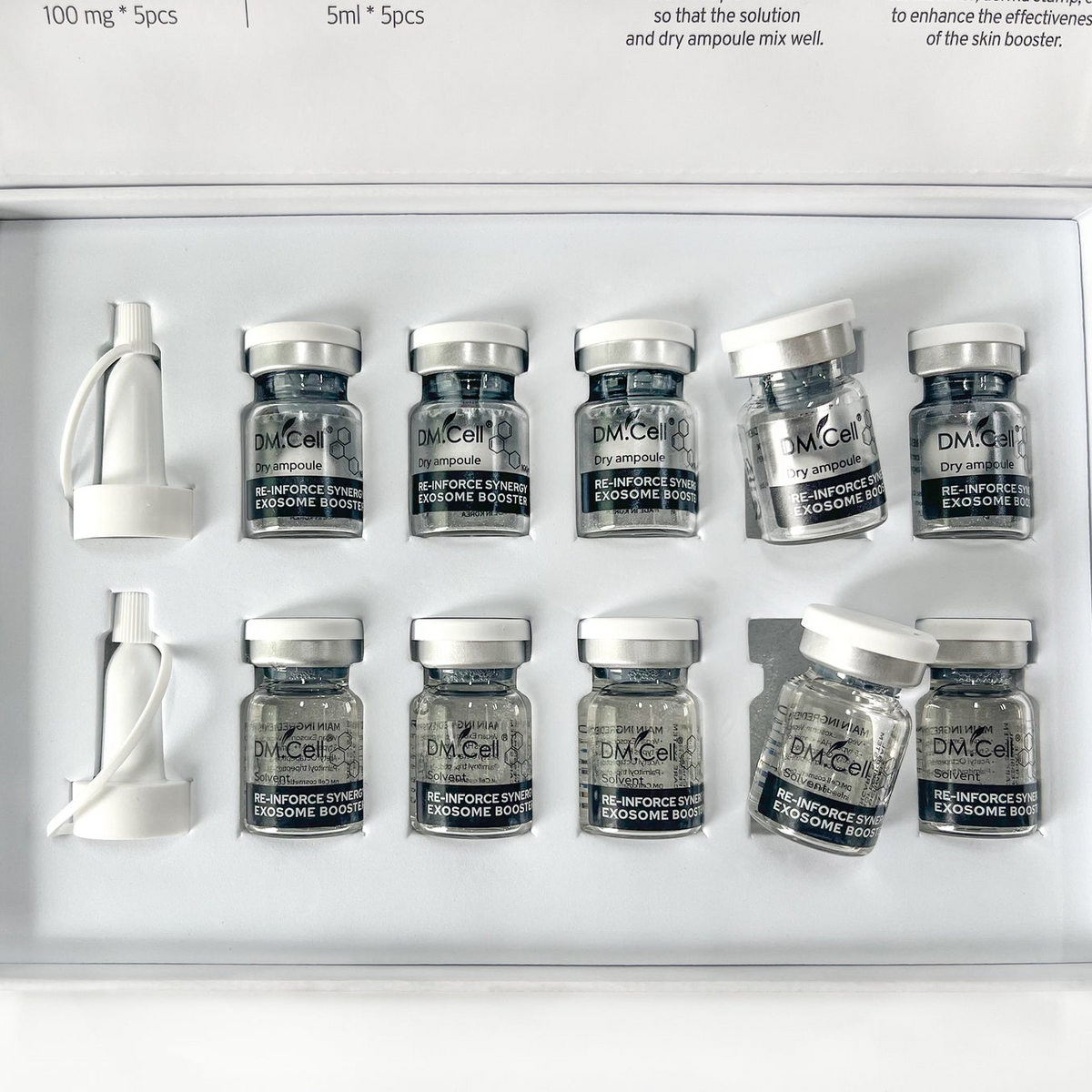 Dm.Cell Re-Inforce Synergy Exosome Booster Ampul box.