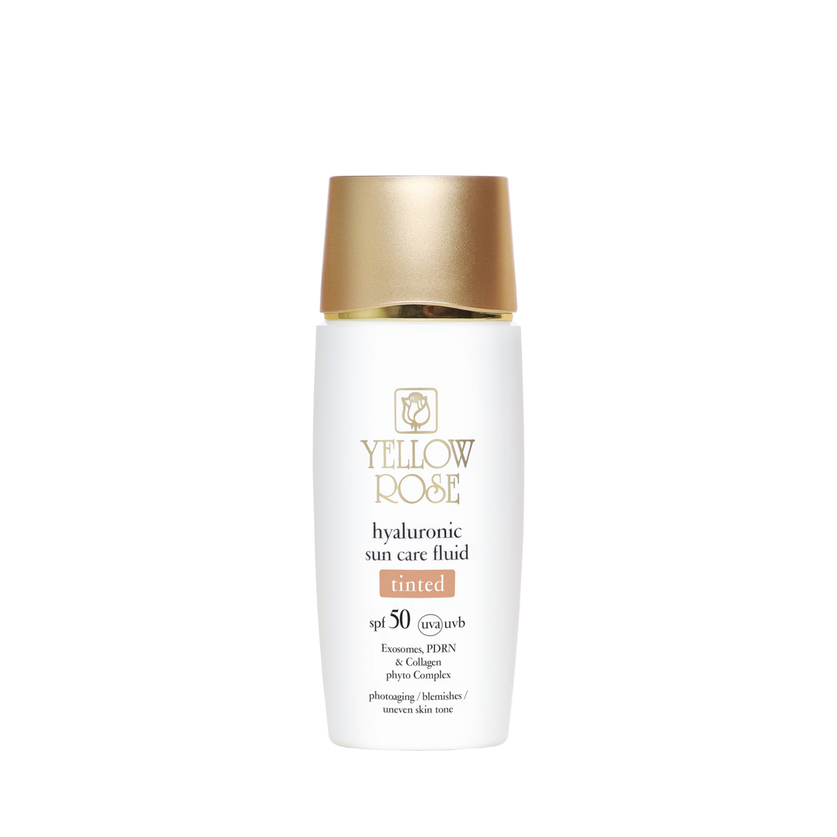 Yellow Rose Hyaluronic Suncare Fluid SPF50 Tinted 40 ml färgat solskydd