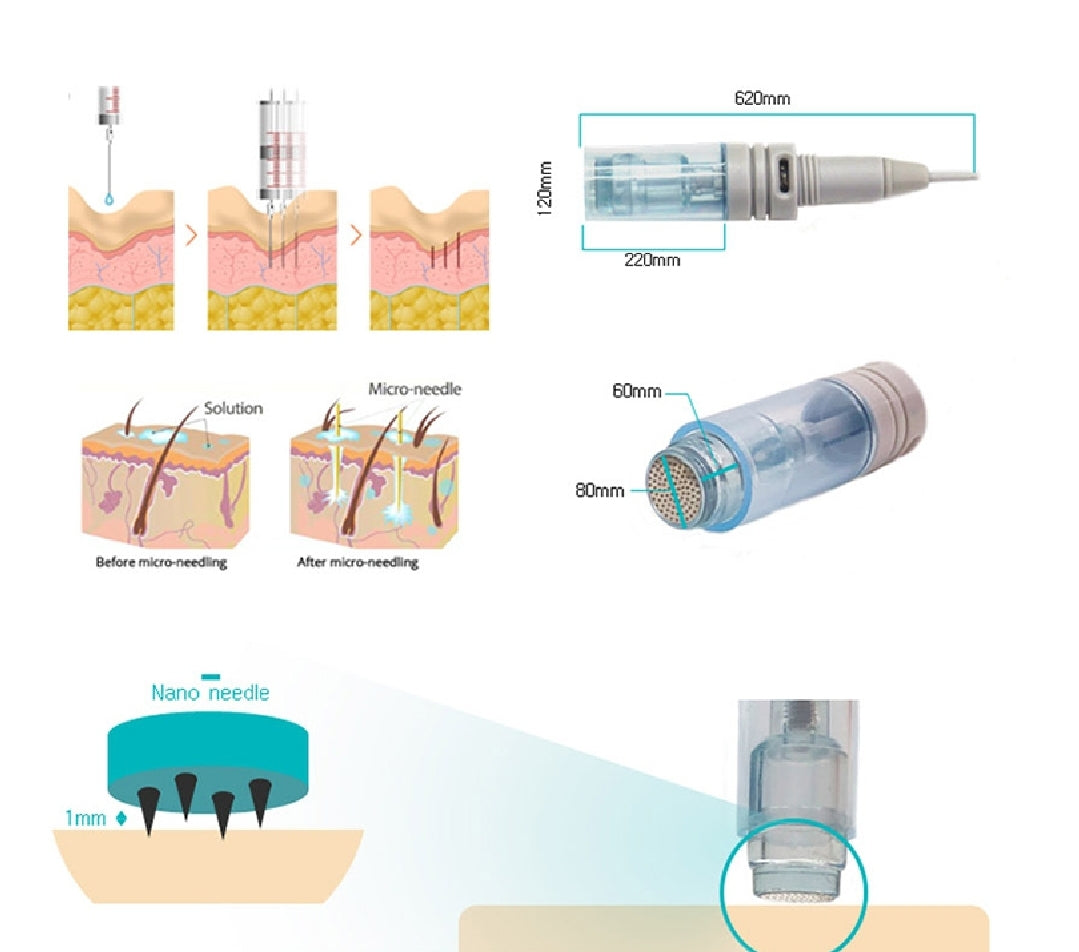 Dm.Cell Derma Brightening BB Glow microneedling med nano nålar