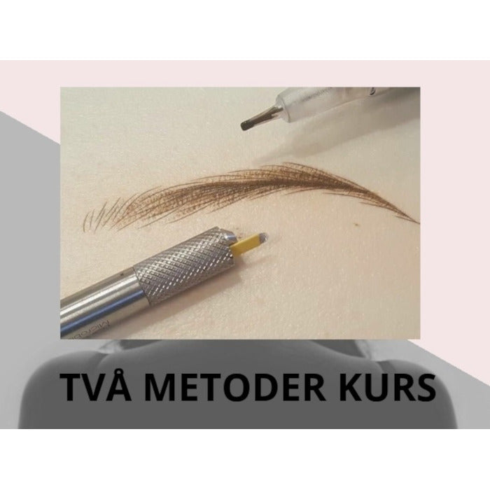 Två metoder i ögonbrynstatuering kurs i Stockholm