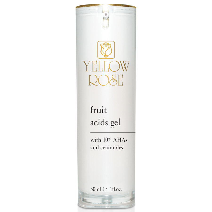 Yellow Rose Fruit Acids AHA Gel 10%, 30 ml