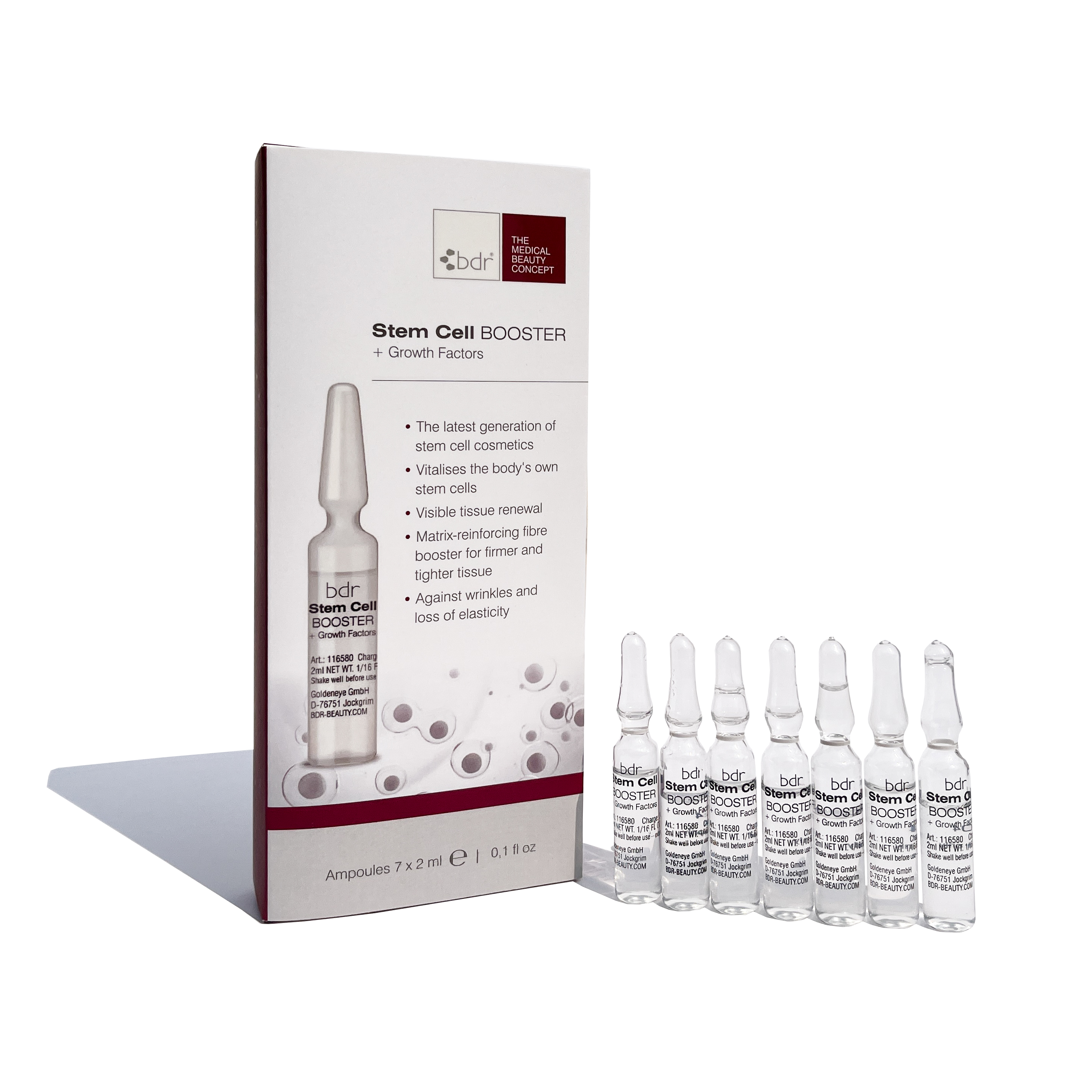 bdr® Dermaceutical Concentrate Stem Cell BOOSTER + Growth Factors 7*2ml