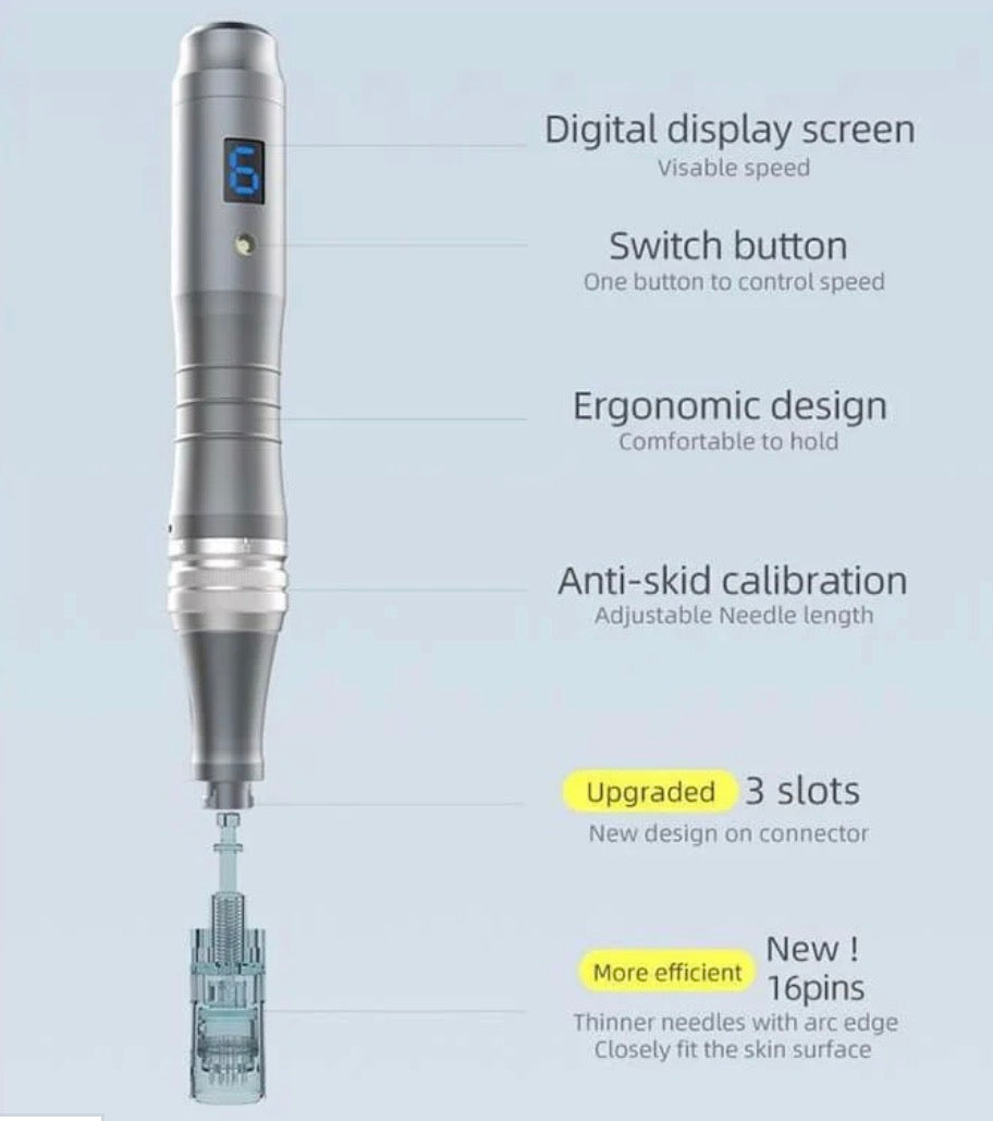 Microneedling dr.Pen M8, Grå-silver