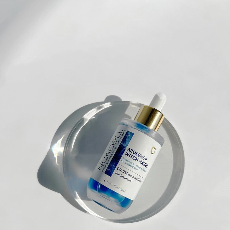 Anti-rodnad serum med azulene och Witch Hazel i glasampull