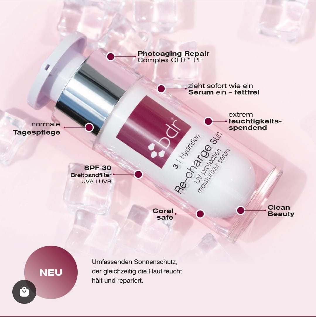 BDR  Re-Charge Sun Serum spf30, 30 ml