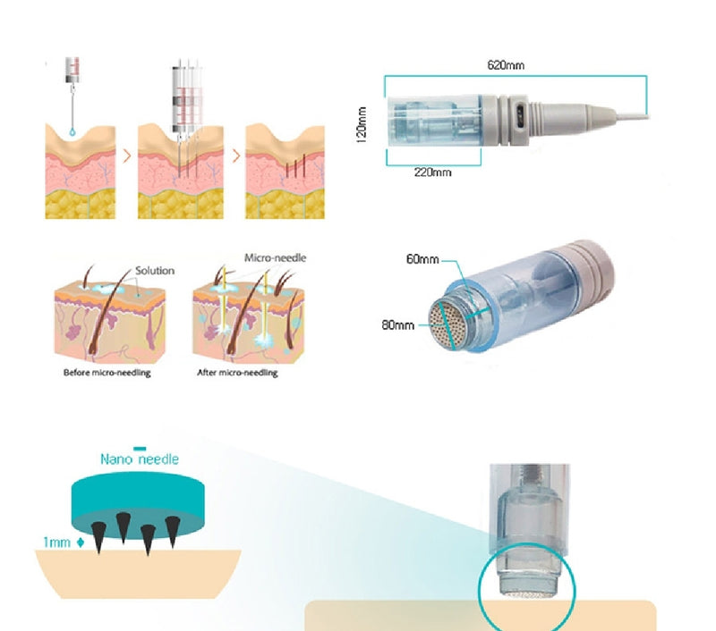 Dm.Cell Derma Brightening BB Glow microneedling med nano nålar 