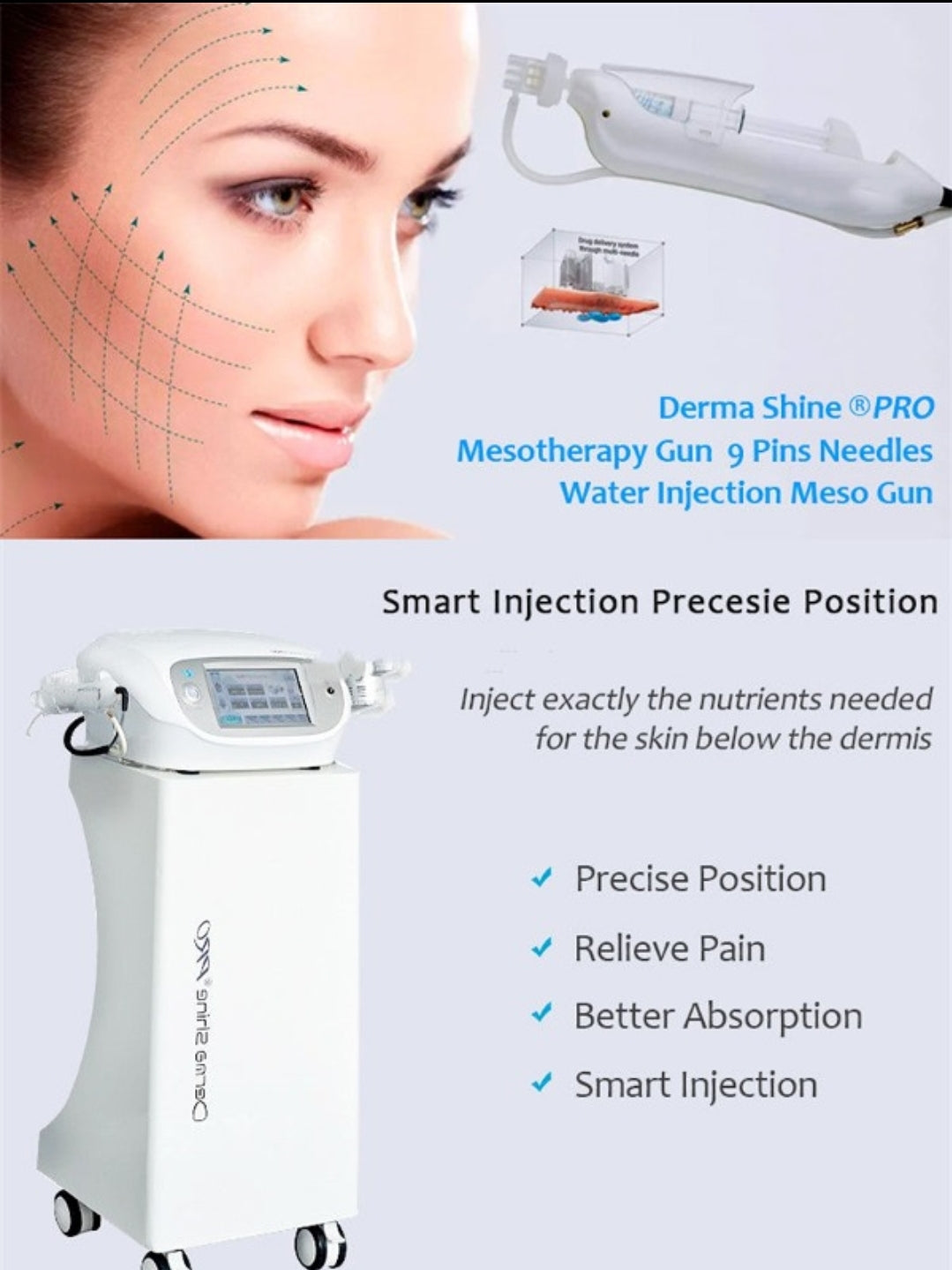 Kurs i DermaShine koreansk Microneedling /booster