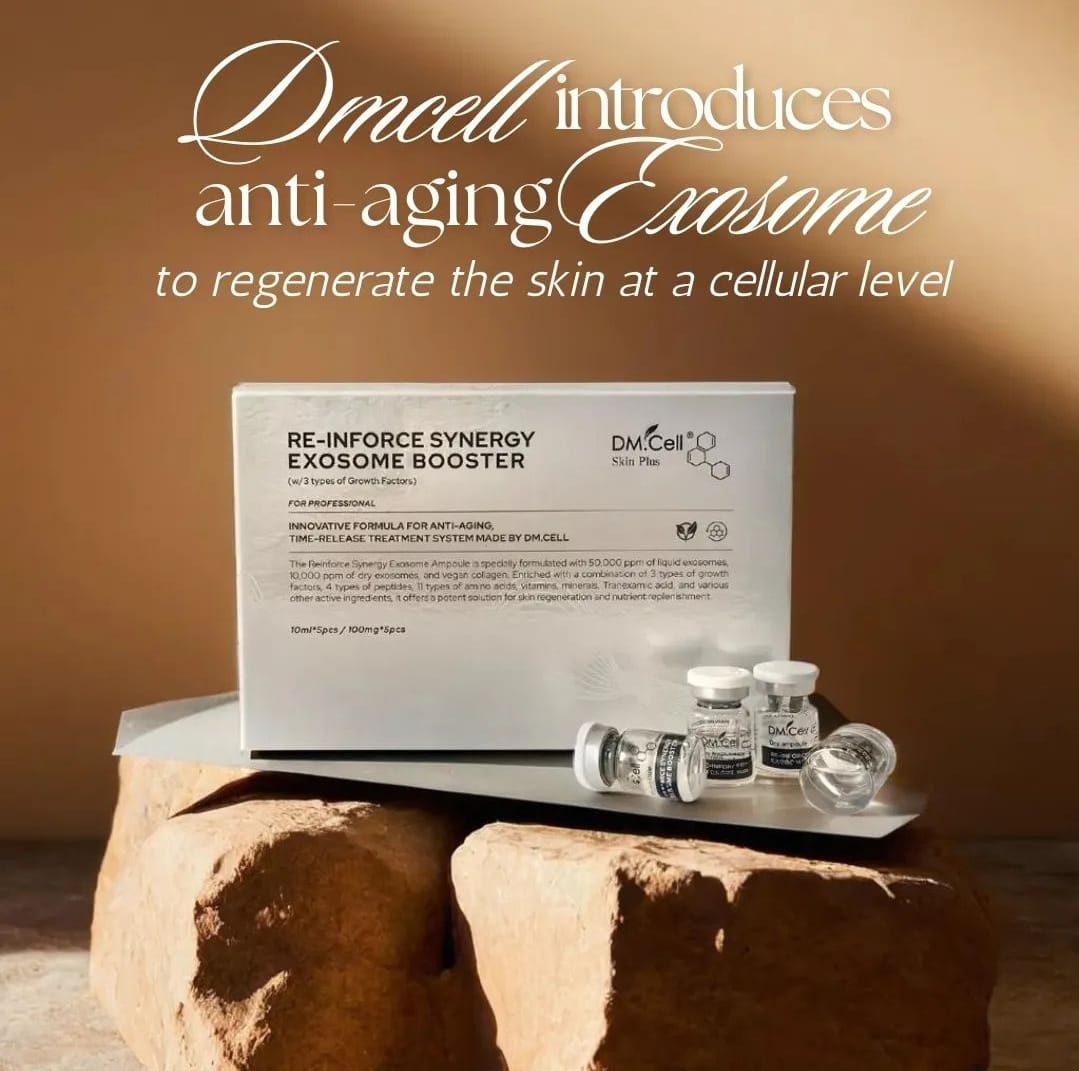Dm.Cell Re-Inforce Synergy Exosome Booster Ampul box.