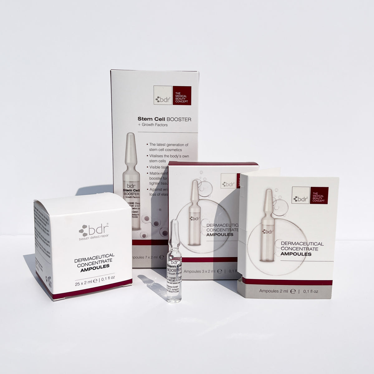 bdr® Dermaceutical Concentrate Stem Cell BOOSTER + Growth Factors 7*2ml