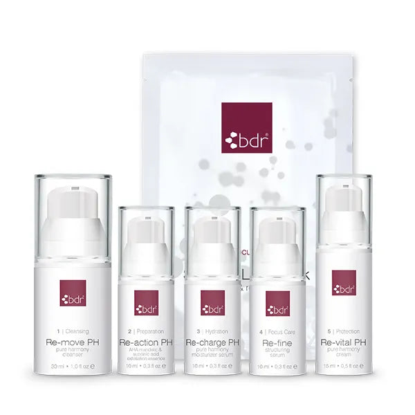 BDR Skin Care Ritual PURIFICATION mini rese kit för fett, porig, känslig hud.