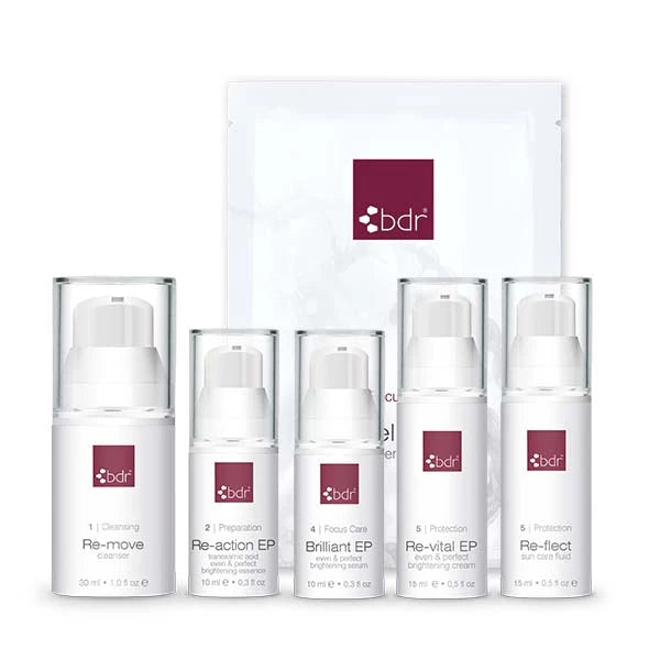 Bdr Skin Care Brightening  kit för hud med rött och brun pigmentering,