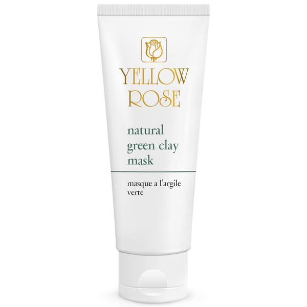 Ansiktsmask med grön lera mot acne Yellow Rose