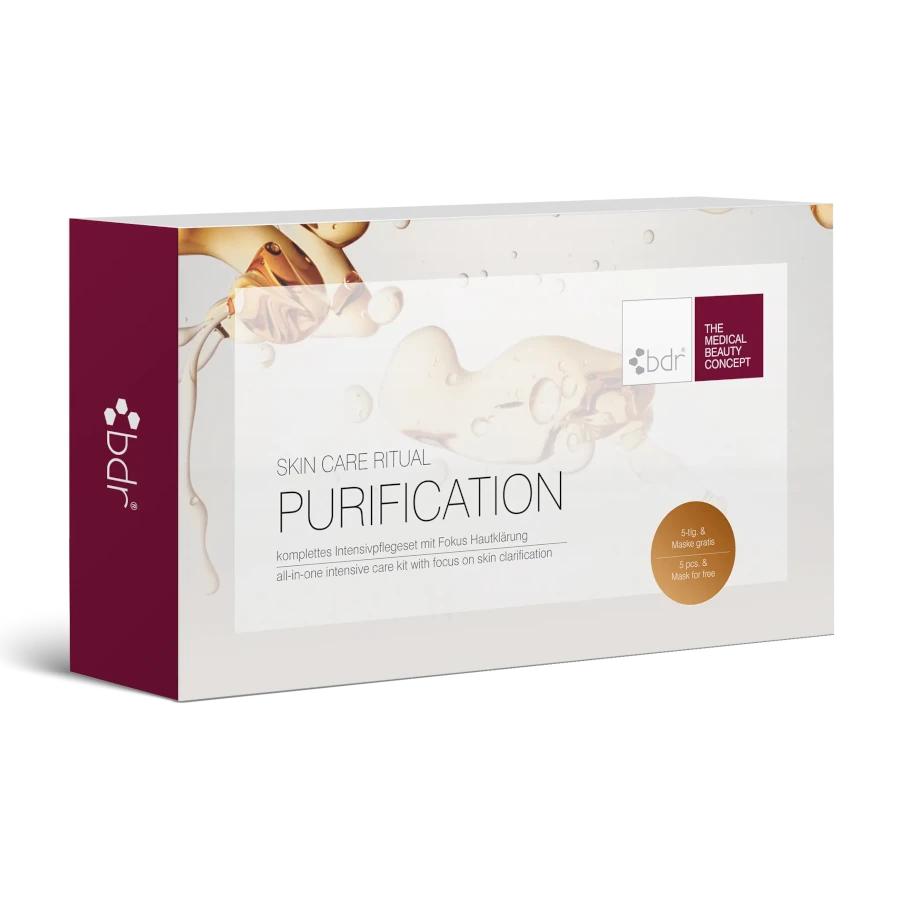 BDR Skin Care Ritual PURIFICATION mini rese kit för fett, porig, känslig hud.